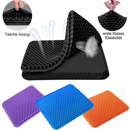 Breathable gel seat cushion - gel,